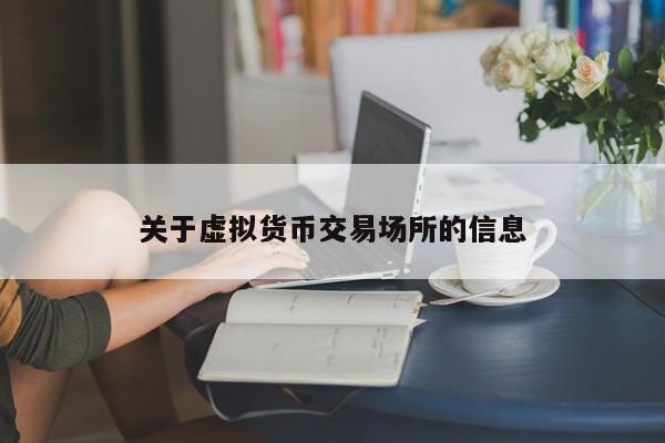 关于虚拟货币交易场所的信息